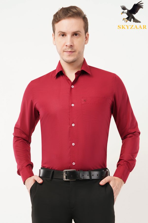 Red Plain Shirt