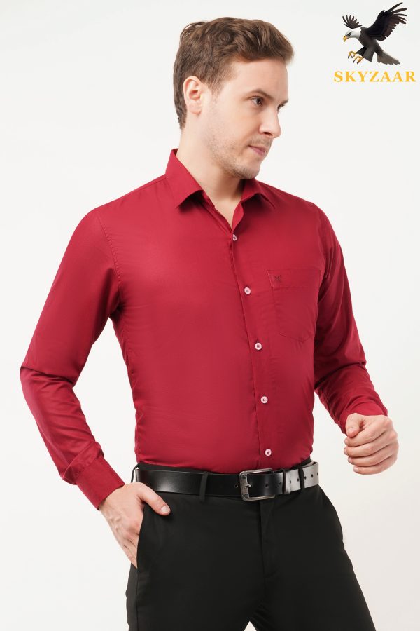 Red Plain Shirt