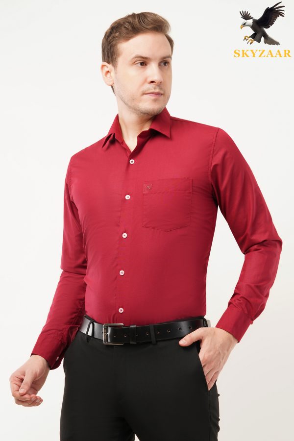 Red Plain Shirt