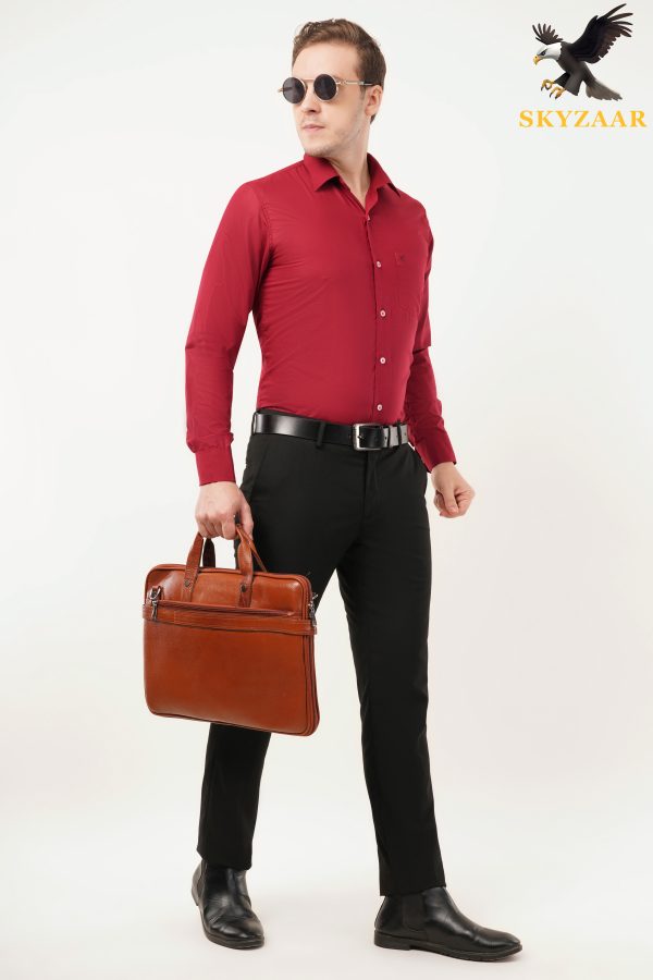 Red Plain Shirt