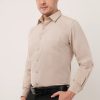 Beige Plain Shirt