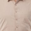 Beige Plain Shirt