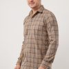 Dark Beige Check Shirt