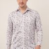 Cream Print Shirt
